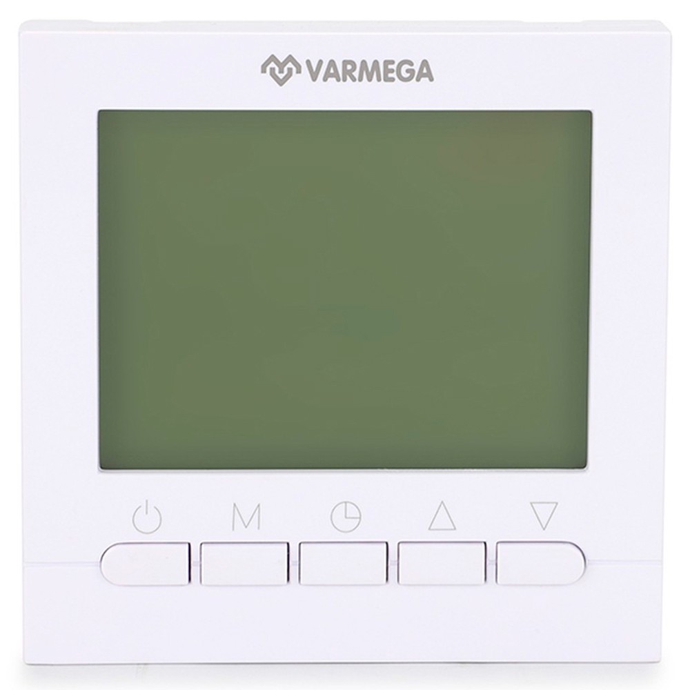 Термостат комнатный VARMEGA, VM19221, проводной, белый